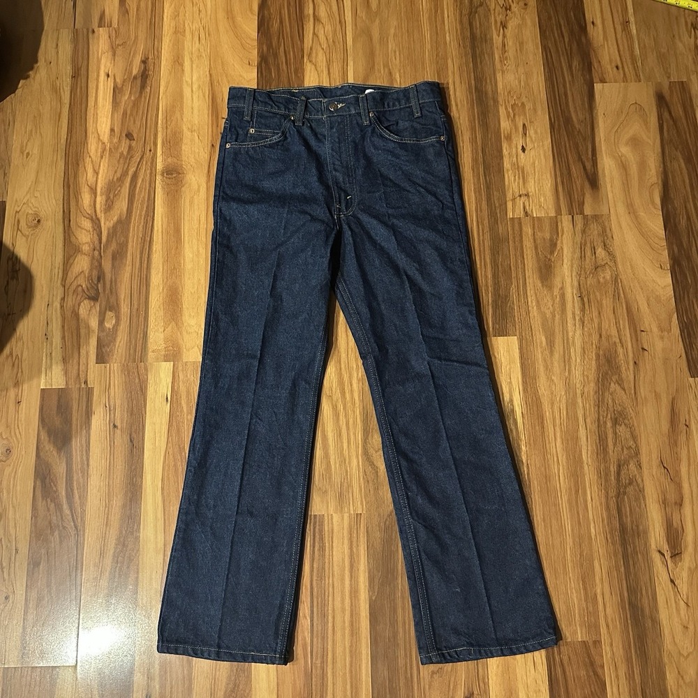 VTG 90s Levi's 517 Jeans Mens Size 34x29 (fits 33x28) Made In USA Orange Tab